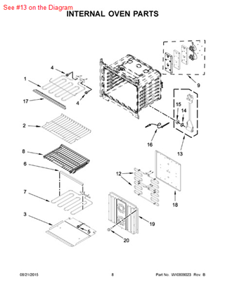 Picture of Whirlpool JACK-PROBE - Part# W10524044