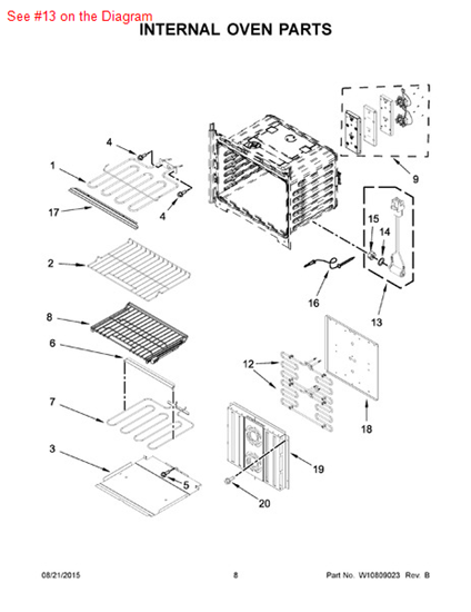 Picture of Whirlpool JACK-PROBE - Part# W10524044
