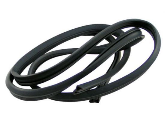Picture of Whirlpool KitchenAid Roper Amana Jenn-Air Maytag Gaffers and Sattler Magic Chef Sears Kenmore Admiral Dishwasher Door Gasket Seal With Latch Strike - Part# W10542314
