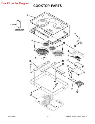 Picture of Whirlpool CNTRL-ELEC - Part# W10545370