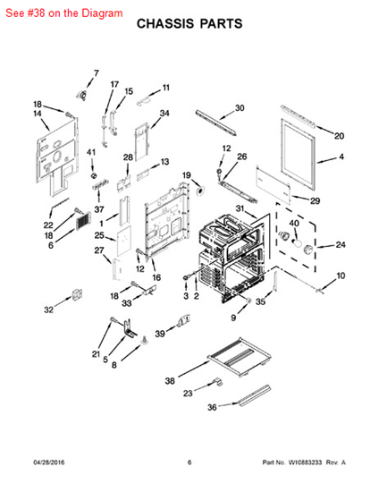 Picture of Whirlpool SHIELD-HT - Part# W10548601