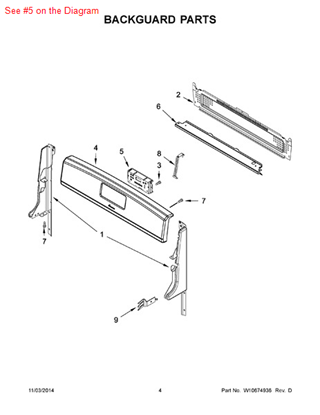 Picture of Whirlpool CNTRL-ELEC - Part# W10556707