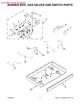Picture of Whirlpool HARNS-WIRE - Part# W10558557