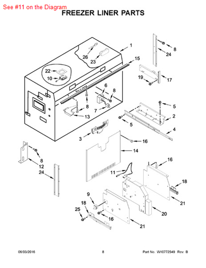 Picture of Whirlpool WIRE-JUMPR - Part# W10568445