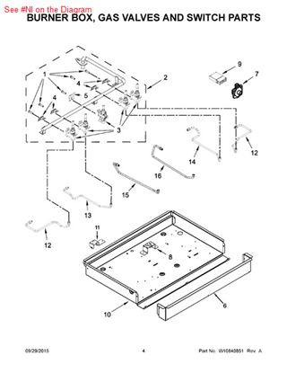 Picture of Whirlpool HARNS-WIRE - Part# W10577586