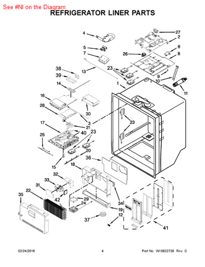 Picture of Whirlpool HARNS-WIRE - Part# W10578603