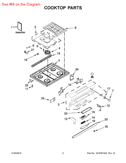 Picture of Whirlpool HARNS-WIRE - Part# W10580232