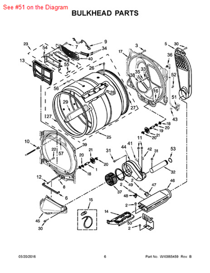 Picture of Whirlpool VALVE - Part# W10595507