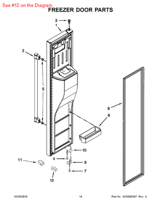 Picture of Whirlpool COVER-WIRE - Part# W10632059