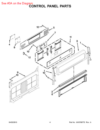 Picture of Whirlpool PANL-CNTRL - Part# W10645846