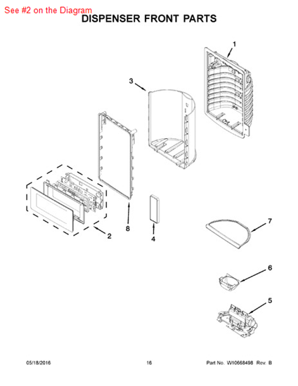 Picture of Whirlpool CNTRL-ELEC+CORECHARGE6 - Part# W10646470