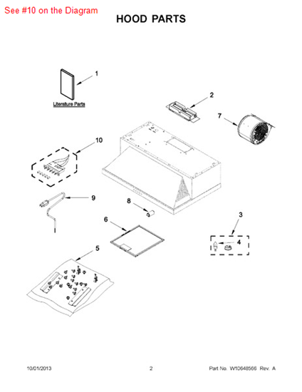 Picture of Whirlpool CNTRL-ELEC+CORECHARGE6 - Part# W10648474