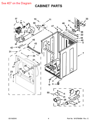 Picture of Whirlpool MOTOR-DRVE - Part# W10669443