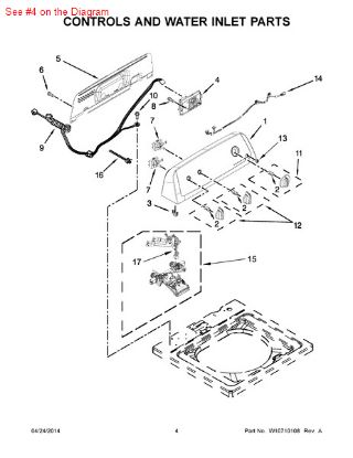 Picture of Whirlpool CNTRL-ELEC - Part# W10671337