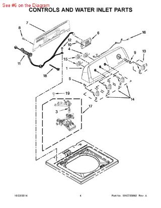 Picture of Whirlpool CNTRL-ELEC - Part# W10671338