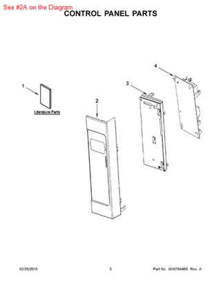 Picture of Whirlpool PANL-CNTRL - Part# W10672730