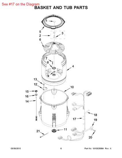 Picture of Whirlpool HARNS-WIRE - Part# W10678687