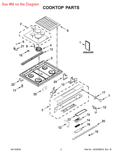 Picture of Whirlpool SPUD-ORFCE - Part# W10681410