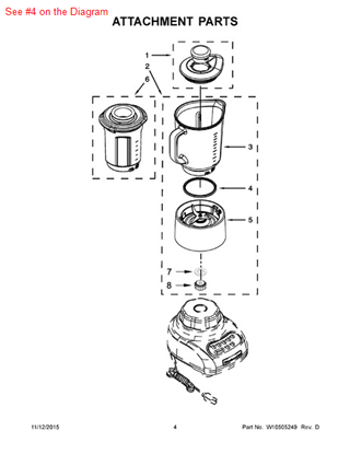 Picture of Whirlpool SEAL - Part# W10686132