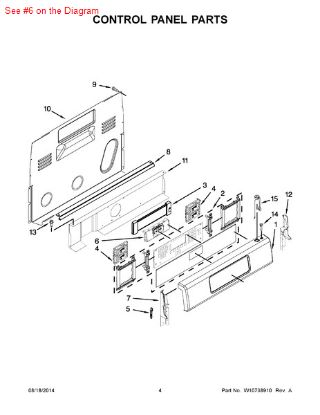 Picture of Whirlpool CNTRL-ELEC - Part# W10686474