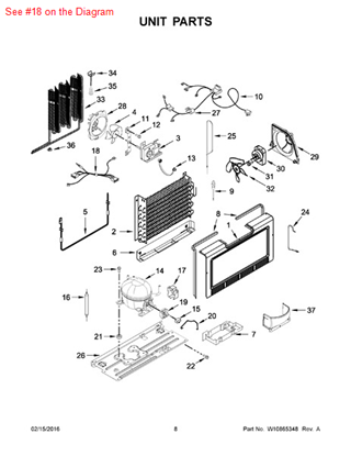 Picture of Whirlpool HARNESS - Part# W10693200