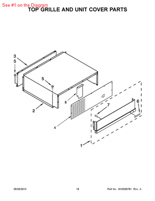 Picture of Whirlpool GRILL-UPPR - Part# W10761968