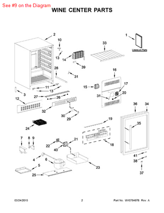 Picture of Whirlpool CNTRL-ELEC - Part# W10784189