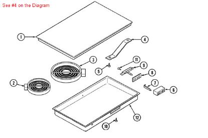 Picture of Whirlpool SCREW - Part# Y04100059