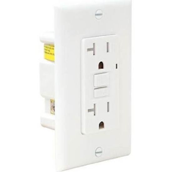 Picture of GFCI 20AMP WHITE W/ LED - Part# 62177