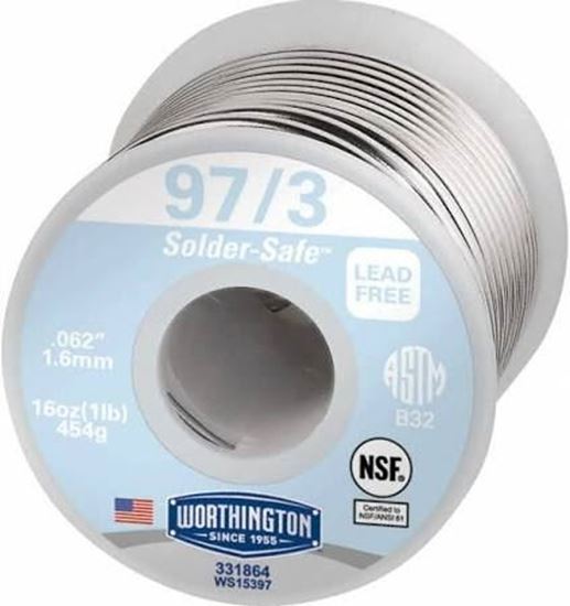 Picture of LEAD FREE SOLDER 97/3 - 1LB - Part# 85311