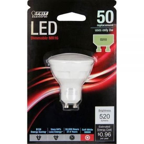 Picture of Feit Electric Universal Appliance LED Light Bulb GU10 120V - Part# BPMR16/GU10