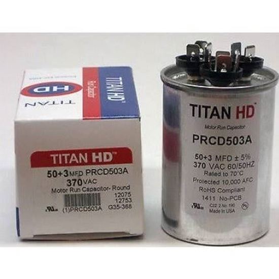 Picture of 50+3MFD/370V/ROUND - Part# PRCD503A