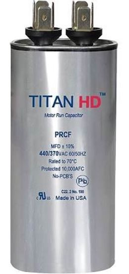 Picture of 12.5 MFD 440V ROUND RUN CAP - Part# PRCF12.5A