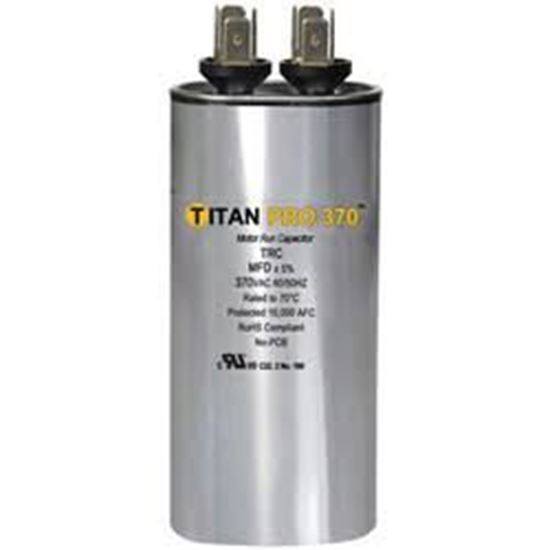 Picture of 25 MFD 370V ROUND RUN CAP - Part# TRC25
