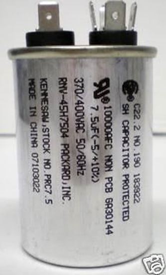 Picture of CAPACITOR 7.5MFD 370V ROUND - Part# TRC7.5