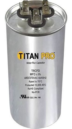 Picture of CAPACITOR 35+3MFD 370V ROUND - Part# TRCD353
