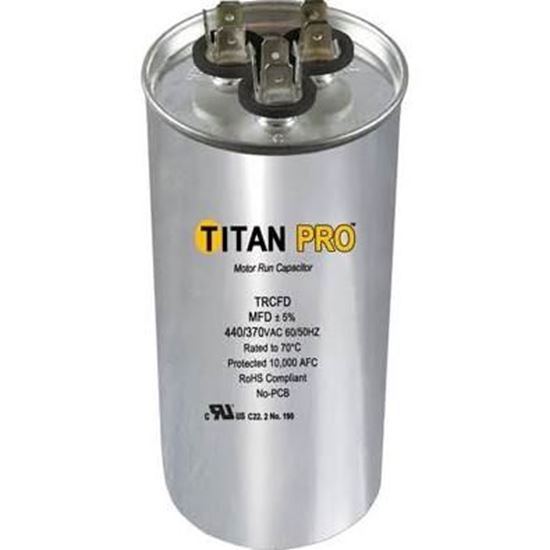 Picture of 70+5MFD 440/370V ROUND - Part# TRCFD705