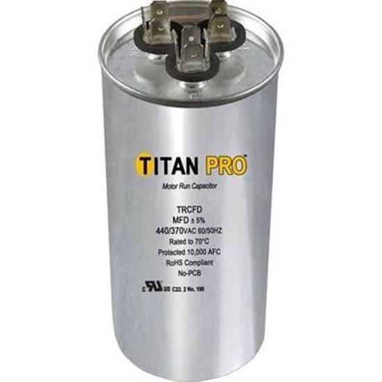 Picture of 70+7.5MFD 440/370V ROUND - Part# TRCFD7075