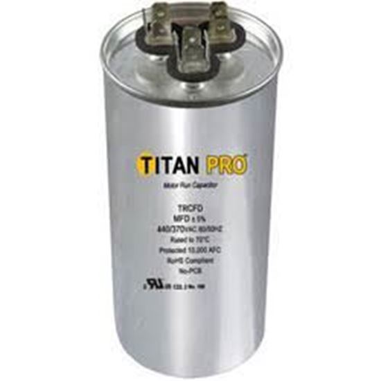 Picture of 80+7.5 MFD 440/370V ROUND - Part# TRCFD8075