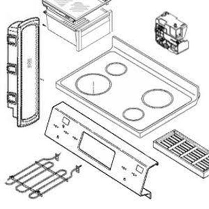 Picture of Whirlpool PANEL-CNTL - Part# WPW10481116