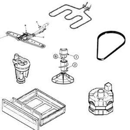 Picture of Whirlpool CNTRL-ELEC - Part# WPW10679604