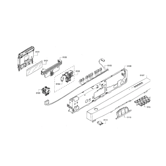 Picture of BOSCH PUSH BUTTON SET - Part# 649313