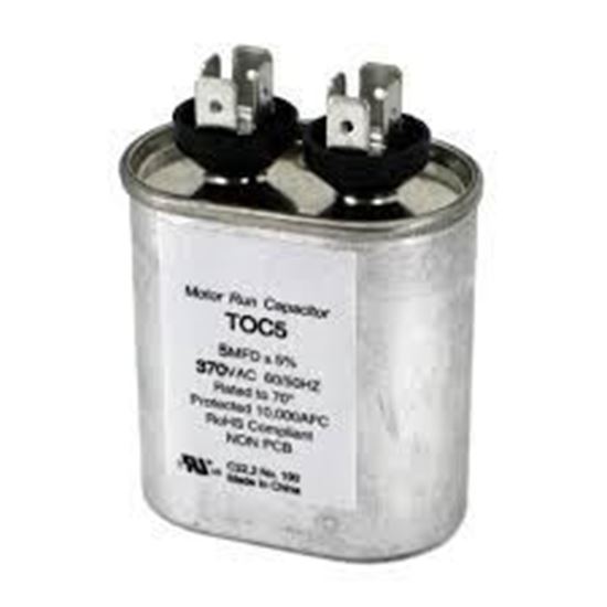 Picture of 25+5 MFD 370V OVAL CAP - Part# TOCD255