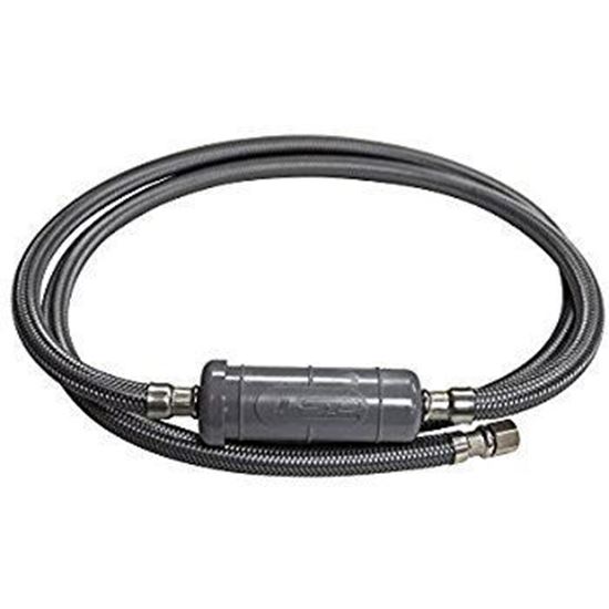 Picture of Stainless Steel Ice Maker Supply Line, 8' 1/4" - Part# 41036