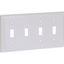 Picture of 4GANG SWITCH FACEPLATE WHITE - Part# 62064