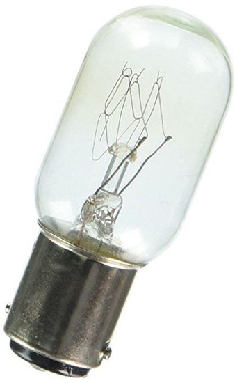 Picture of Light Bulb 15W 120V DC Bayonet Base - Part# 15T7DC