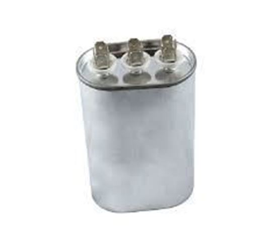 Picture of 35+7.5 MFD 440V OVAL CAP NS - Part# POCFD3575