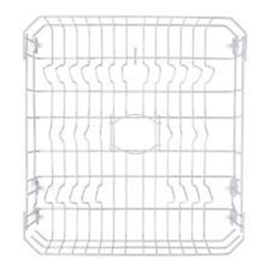 Picture of GE General Electric RCA Hotpoint Sears Kenmore Dishwasher Lower Rack and Roller Assembly - Part# WD28X10284
