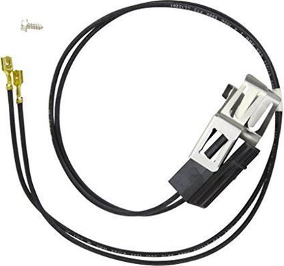 Picture of GE General Electric RCA Hotpoint Sears Kenmore Range Cook Top Surface Burner Receptacle Block Kit With Clip - Part# WB2X8228