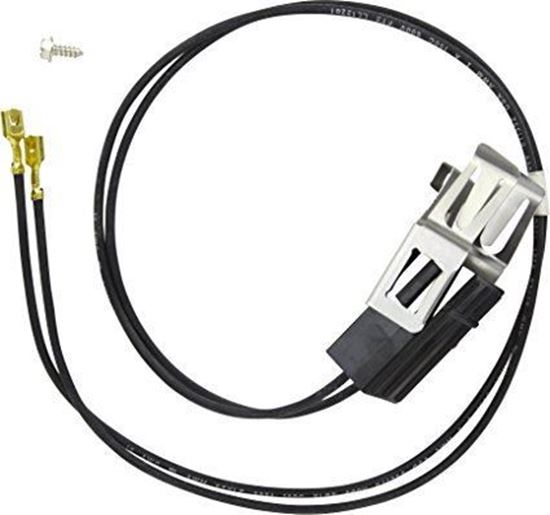Picture of GE General Electric RCA Hotpoint Sears Kenmore Range Cook Top Surface Burner Receptacle Block Kit With Clip - Part# WB2X8228